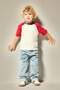 100% Cotton Oversized Short Sleeve Ecru T-Shirt for Baby Boy I0133A526Au - 2