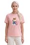 Cool Teddy Bear Patterned T-Shirt with Holiday Concept Suitcase