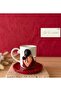 فنجان قهوة وصحن من البورسلين بتصميم ثلاثي الأبعاد على شكل نمر مصنوع يدويًا - هدية بتصميم خاص - 2
