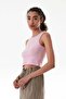 Basic Ribbed Halter Neck Modal Body - 3