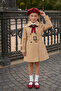 Girl's Trench Coat Beige Trench Coat - 2