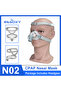 M size YUWELL Nasal CPAP Mask with Headgear Silicon Gel Cushions for Auto CPAP Bipap Machine Sleep A