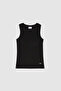 Women's Black Crew Neck Basic T-Shirt 50323534-Vr046 - 7