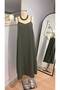 Thin Straps V-Neck Maxi Dress