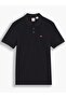 Men's Black Polo Collar T-Shirt A2085-0000 - 4