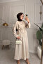 Liora Button Accessory Blouse-Waist Elastic Skirt Modest Design Women's Set - 7