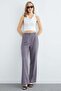 Striped High Waist Palazzo Trousers - 4
