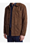 Regular Fit Shirt Collar Long Sleeve Pocketed Buttoned Classic Faux Suede Jacket - 4