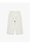 Elastic Waistband Wide Leg Sweatpants - 4