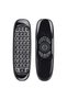 C120 RGB 7 Color Backlight Fly Air Mouse Wireless Backlit Keyboard G64 Rechargeable 2.4G Smart Remote control for Android Tv Box Keyboard Accessories - Black