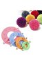 8PCS 4 Sizes Fluff Ball Weaver PomPom Maker Knitting Loom Kit Kids DIY Diy Craft Supplies Maker K... - 8