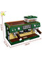 no box HUIQIBAO 928PCS MOC Coffee Machine Model Micro Building Blocks Mini Diamond City Friend Brick - 3