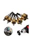 5Pcs Titanium Coated HSS Drill Bit Hole Saw Set Stainless Steel Metal Alloy Cutting 16 18.5 20 25 30 - 2