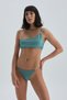 Mint Yeşili Tek Omuz Bikini Üst - 7