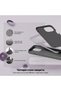 Silicone case iPhone 12 Pro Max, with microfiber, thin, protective, raised edges, dark gray - 3