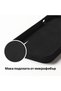 Silicone case iPhone 14 Pro Max, with microfiber, thin, protective, raised edges, black - 5