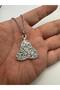 Sun Moon and Star Motif Triangle Model Unisex Necklace – Gothic, Mystic Design with 60 cm Chain - 2