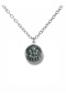 Ottoman Tughra Figured Necklace – Silver Color Zamak Metal Unisex Historical Jewelry