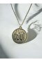 Muslim Islamic Allah Scripture Round Allah Written Necklace - 3