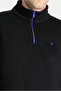 Half Zipper Mock Neck Cold-Proof Non-Pilling Fleece Sweatshirt - 5