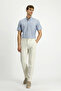 Short Sleeve Regular Fit Patterned Sports Button Collar Cotton Shirt - 3