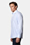 Long Sleeve Classic Non-Iron Iron-Free Striped 100% Cotton Shirt - 2