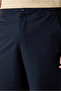 Techno-Line Regular Fit Knitted Flexible Sweat Shorts with Snap Fasteners and Elastic Waist - 3