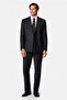 4 Drop Relaxed Fit Comfortable Cut Pointed Collar Elastic Waist Wool Patterned Double Breasted Suit - 7