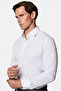 Long Sleeve Slim Fit Classic Non-Iron Striped 100% Cotton Shirt - 4