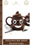 # كوب إيموجي من السيراميك بتصميم مرح، هدية مزحة، قطعة فنية ممتعة، كوب إيموجي مقاس 14 × 15 سم - 3