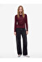 Long Sleeve Slim Fit T-Shirt with Draped Detail