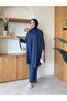 Plus Size Jacquard Patterned Shirt Collar Double Set