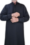 Prayer Robe,Saudi Arabian Design,front Buttons Hidden And Long Sleeve Buttoned Pocket,Dishdasha clothing - 3