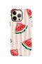 iPhone 12 Pro Max Vorian Double Layer Case Watermelon Blush Stripe