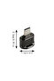 قارئ بطاقات USB C أسود اللون (قطعتان) لأجهزة آيفون/آيباد - لقراءة بطاقات TF/SD من الكاميرا/كاميرا السيارة - محول OTG - 2
