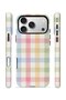 iPhone 17 Pro Vorian Double Layer Case Pastel Gingham - 2