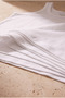 Pack of 5 Basic Thick Strap White Girls' Undershirts - 3