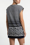 Three Pattern Striped Tunic - 8