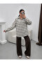 Women's Relaxed Plaid Melton Shirt - 4