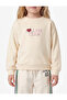 Viscose Blended Crew Neck Long Sleeve Printed Sweatshirt - 2