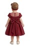 D'Daniela - Amy Party Dress Short - Dark Red - 6Months to 3Years - 3