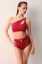 High Waist Belted Bikini Bottom - 2