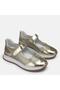 Large Size Genuine Sports Leather Shoes 41-42-43-44-Gold - 2