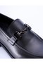 Italian Style Internal and External Natural Leather Men's Shoes Black T12941 - 2