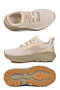 Beige Memory Foam Lightweight Flexible Unisex Walking Shoes B25Ra162 g - 4