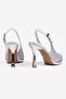 Women's Evening Dress Shoes with Stone Print and 9cm Classic Heels - 2