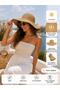 Women's Straw Hat, Wide Brim Summer Beach Hat, Uv Protection Trendy Straw Hat, Vacation Hat - 4