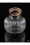 Mrk Model 1 Piece Borosilicate Glass with Acacia Lid Round 1200ml Glass Jar Bor205