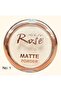 Rose Matte Powder Compact Powder 01-02-03-04 |   Matte Finish Face Powder That Provides Oil Control