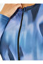 Pack of 2 - Marble Print One Piece Burkini and Chiffon Wrap Skirt - 4